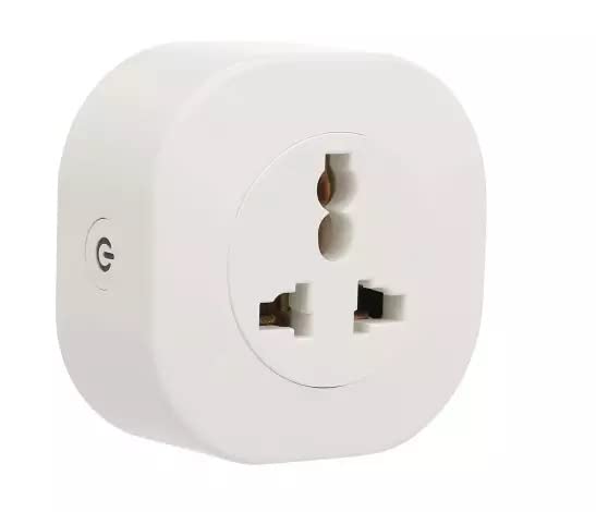 Wirelays Smart Plug - 16 Amp D-Type 3-pin Plug, WiFi Enabled with Timer Function, Supports Alexa Voice Assistant, Home