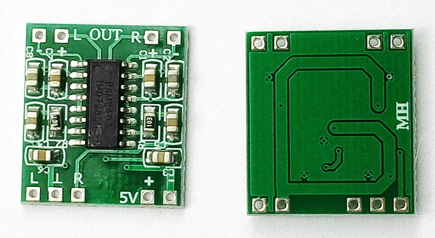 PAM8403 DC 5V Class D Mini Digital Audio Amplifier Board Module Green ...