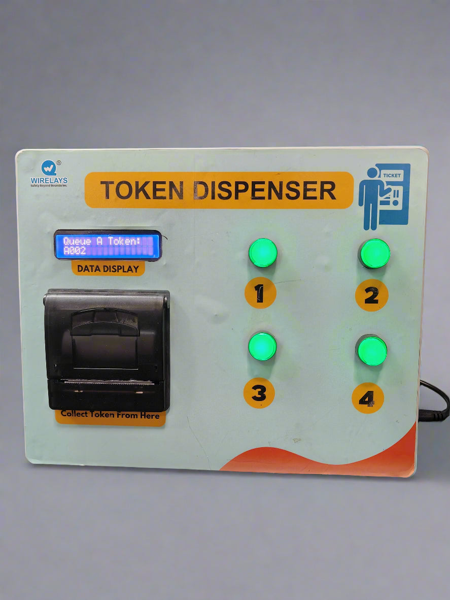 Queue Token System Icon Token Dispenser Queue Management System | Wirelays – wirelays.com