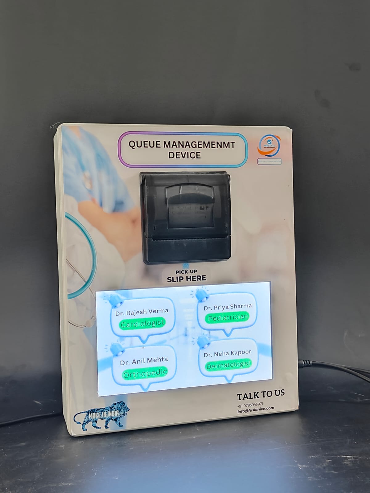 Token Dispenser for Queue Management System