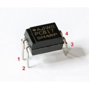 EL817/PC817 DIP-4 Transistor Output Optocoupler (Pack of 5 ICs)