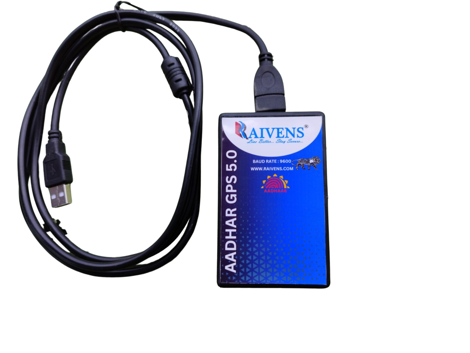 RAIVENS USB GPS 5.0 Receiver for Aadhaar Centers AAdhar GPS,uidai gps device,gps device for aadhar