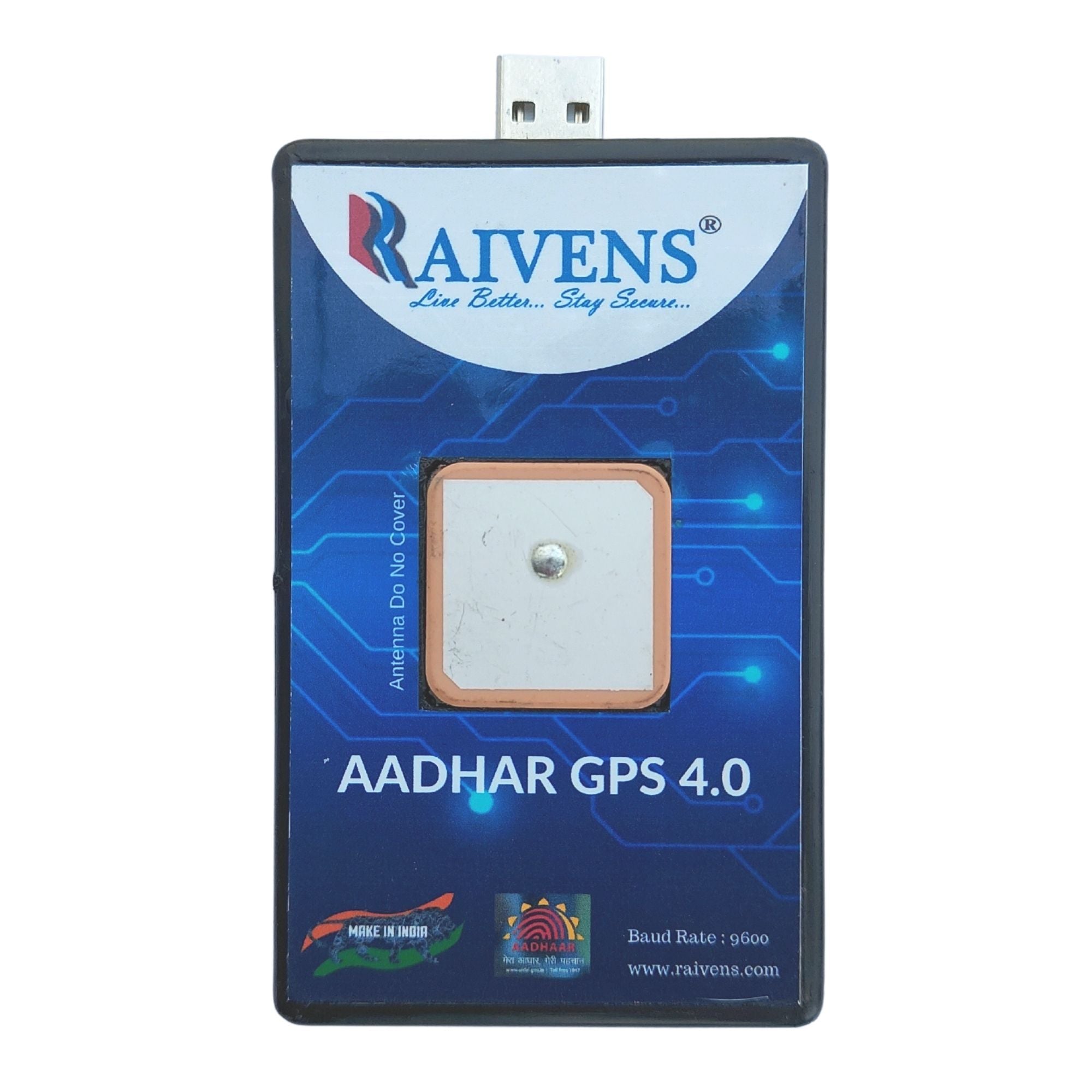 RAIVENS USB GPS Receiver for Aadhaar Centers AAdhar GPS,uidai gps device,gps device for aadhar