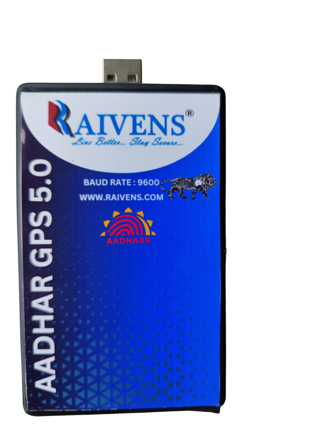 RAIVENS USB GPS 5.0 Receiver for Aadhaar Centers AAdhar GPS,uidai gps device,gps device for aadhar