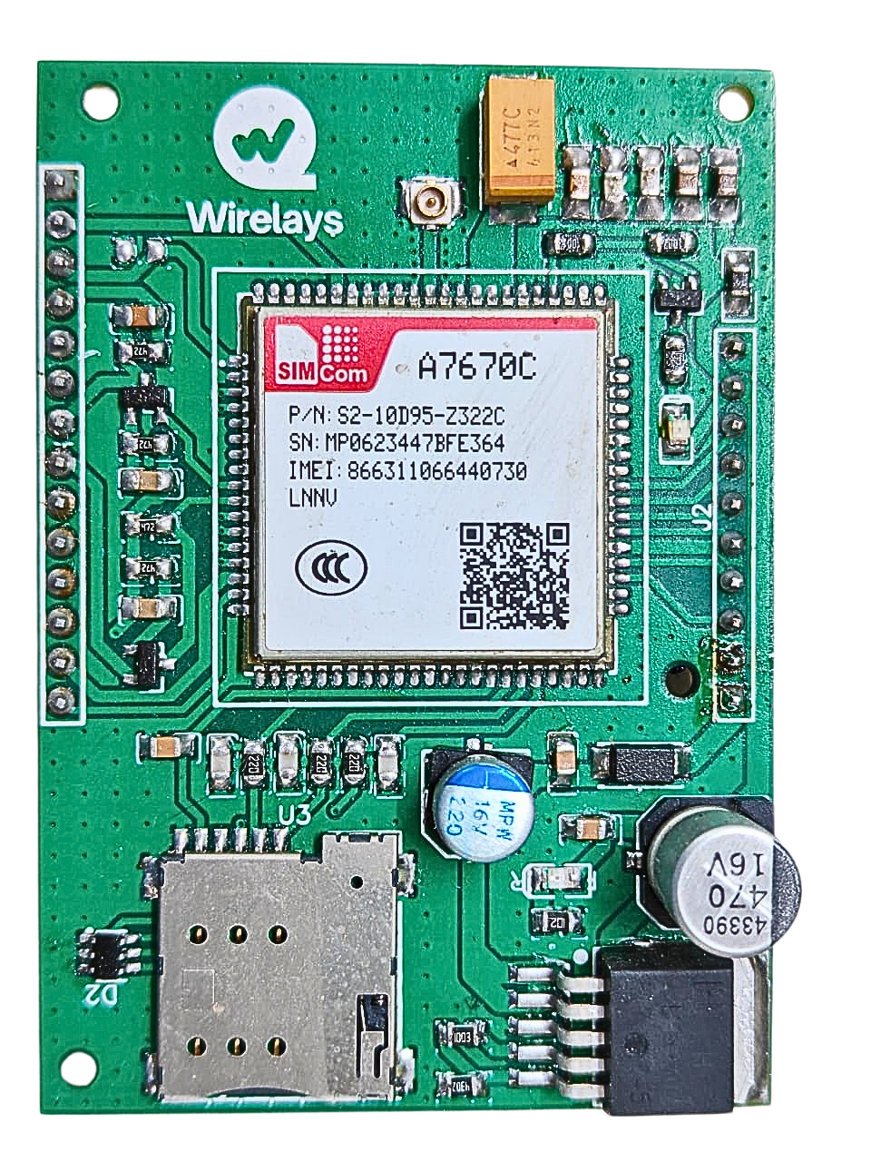 core development board module plastic core development... GSM & 4G LTE Modules | SIM800C, A7670C, A7672S | Wirelays – wirelays.com