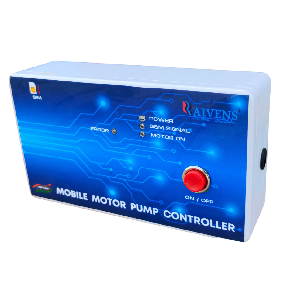 RAIVENS Mobile switch via Call and SMS for Three Phase Starters